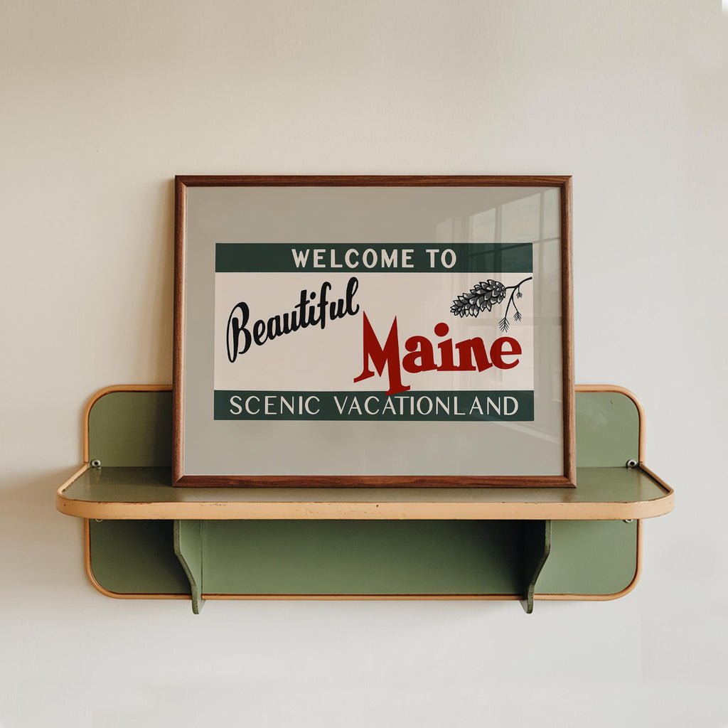 Beautiful Maine Print