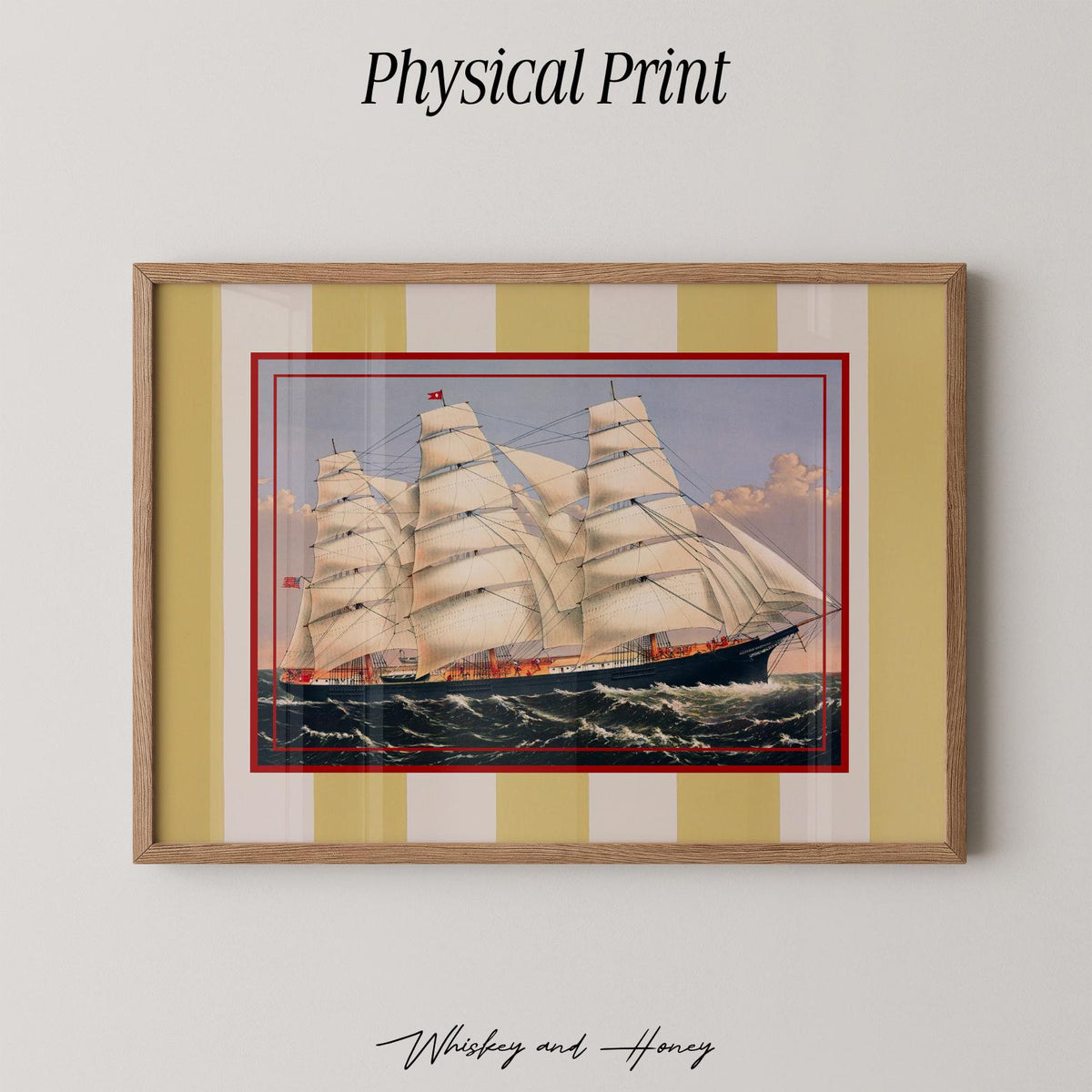 Vintage Ship Print