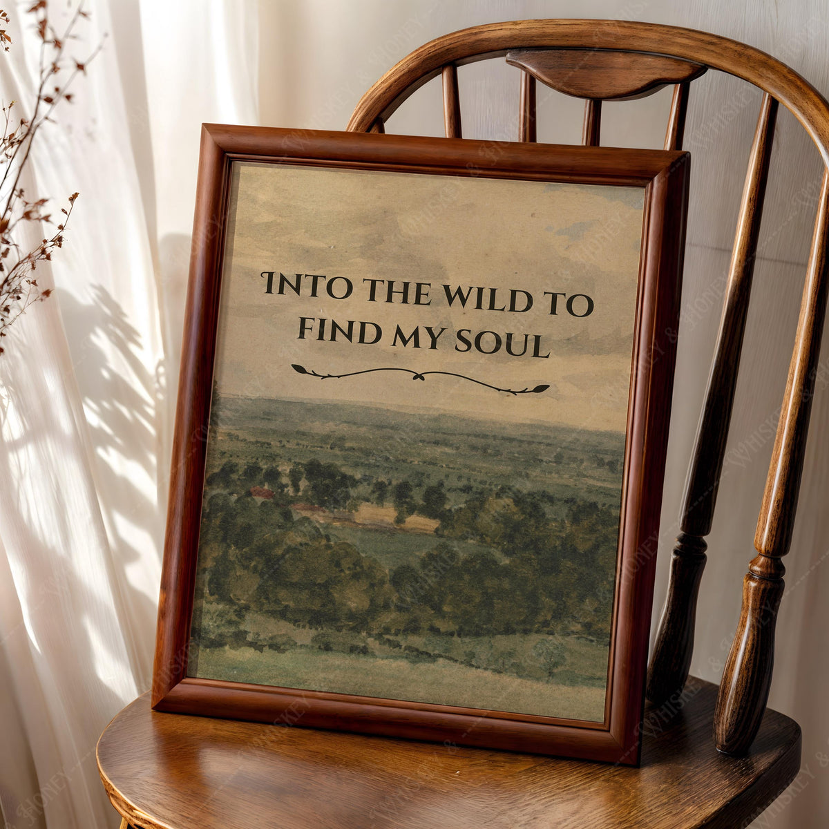 Into The Wild To Find My Soul Print