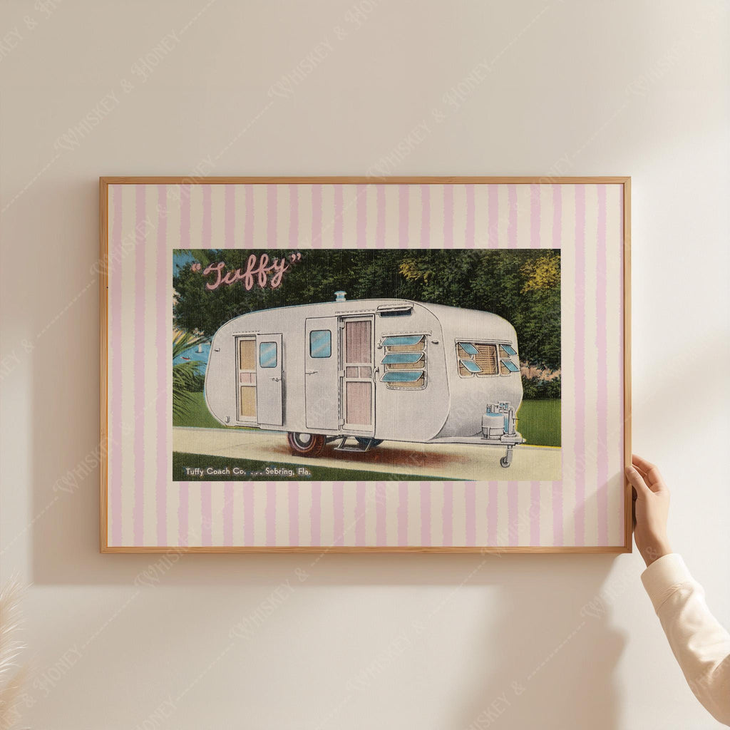 Retro Camper Art Print
