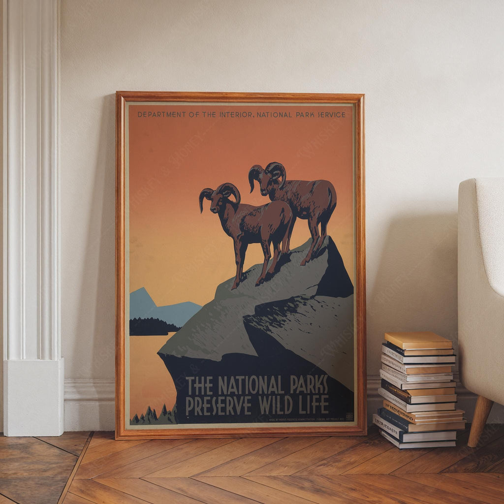 The National Parks Preserve and Wildlife Print