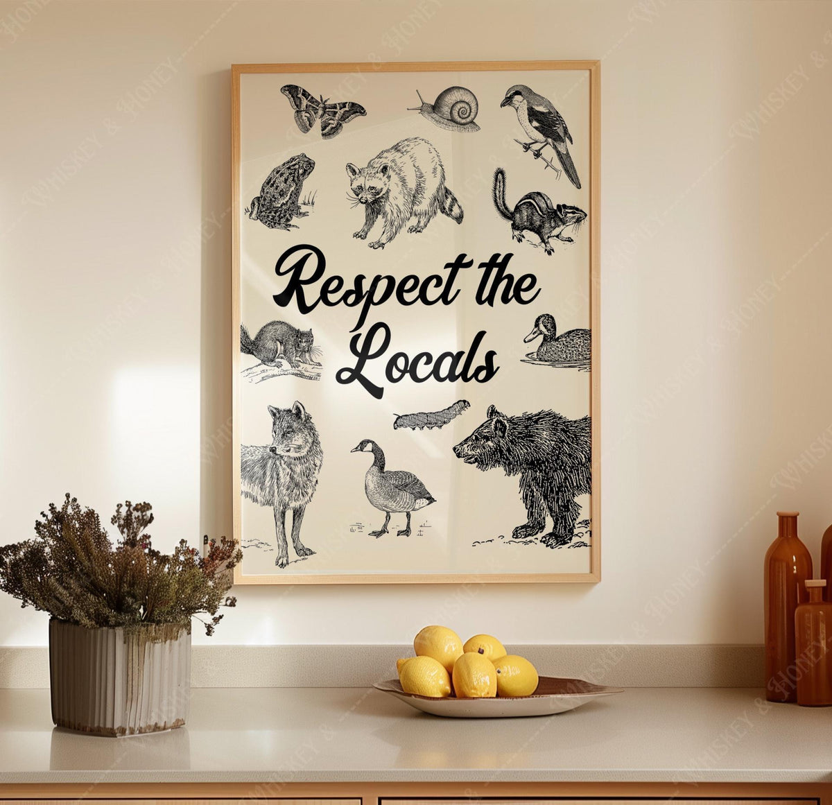 Respect the Locals Animal Print