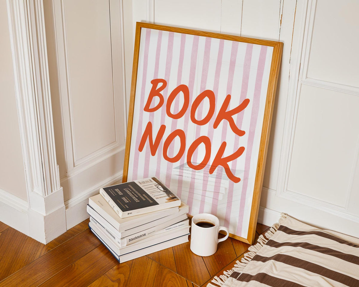 Book Nook Print