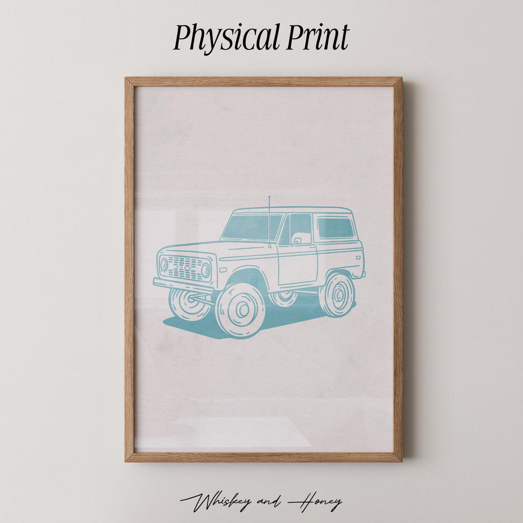 Vintage Ford Bronco Print