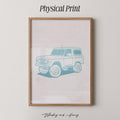 Vintage Ford Bronco Print