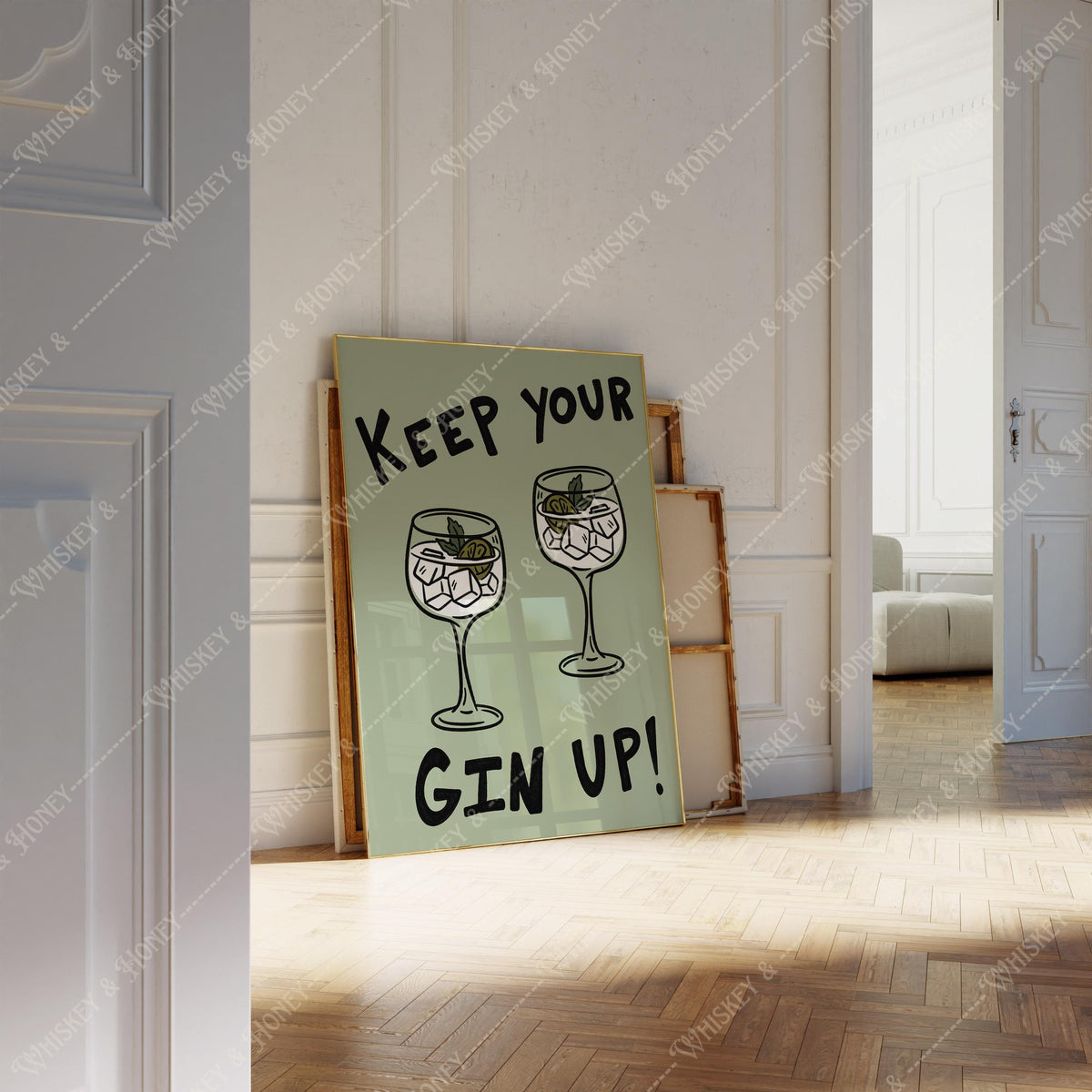 Keep Your Gin Up Print