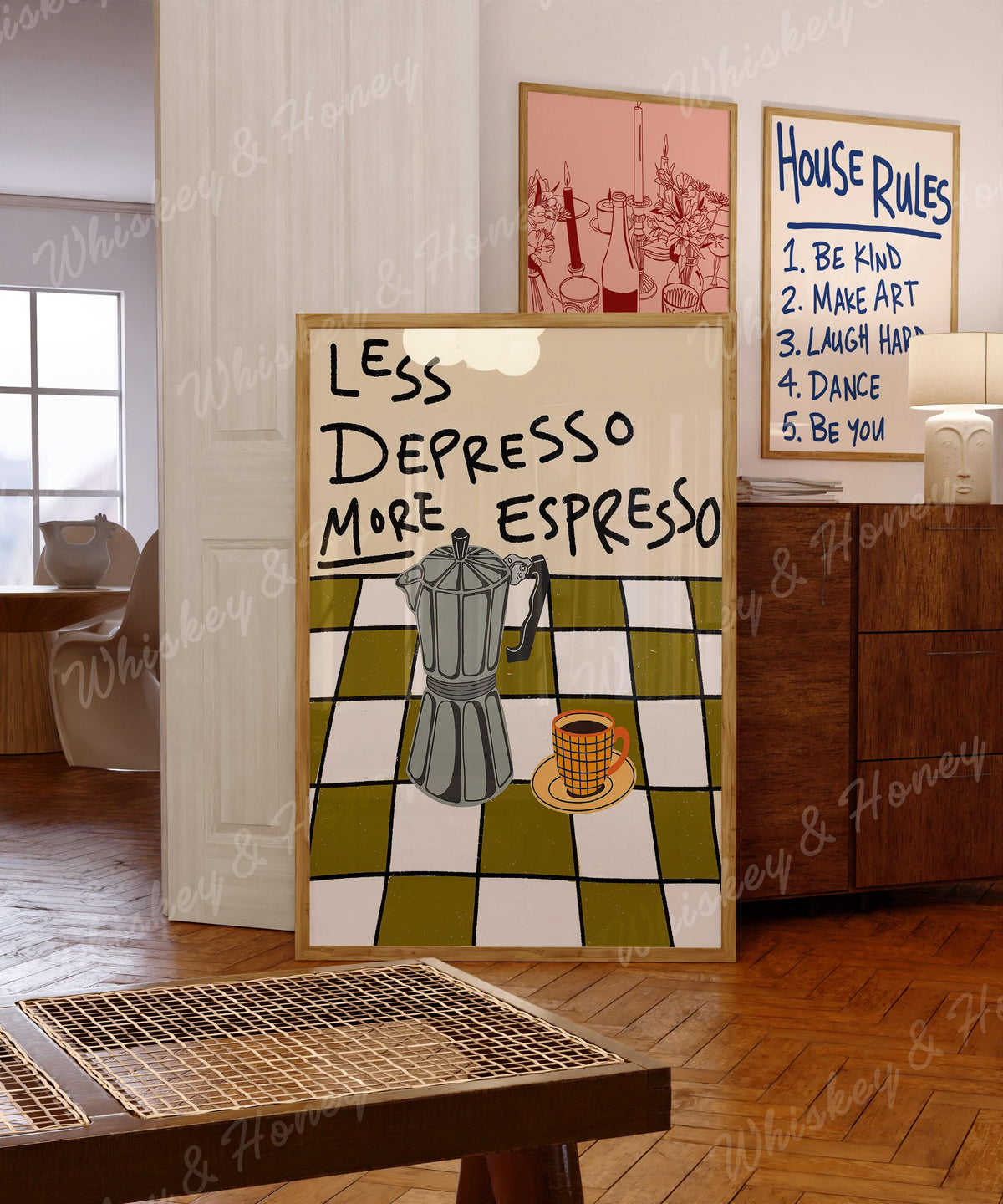 Less Depresso More Espresso Print