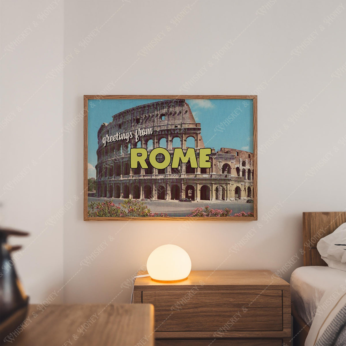 Greetings from Rome Postcard Print