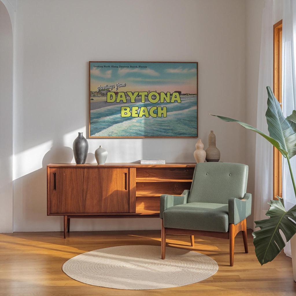 Greetings from Daytona Beach Postcard Art