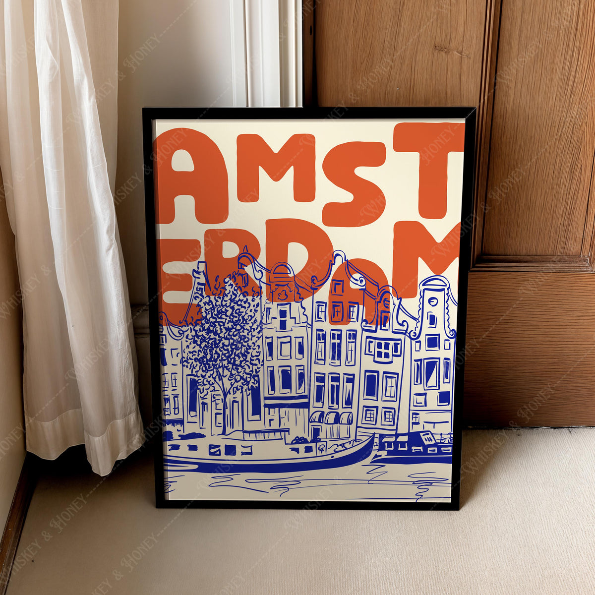 Amsterdam Travel Print