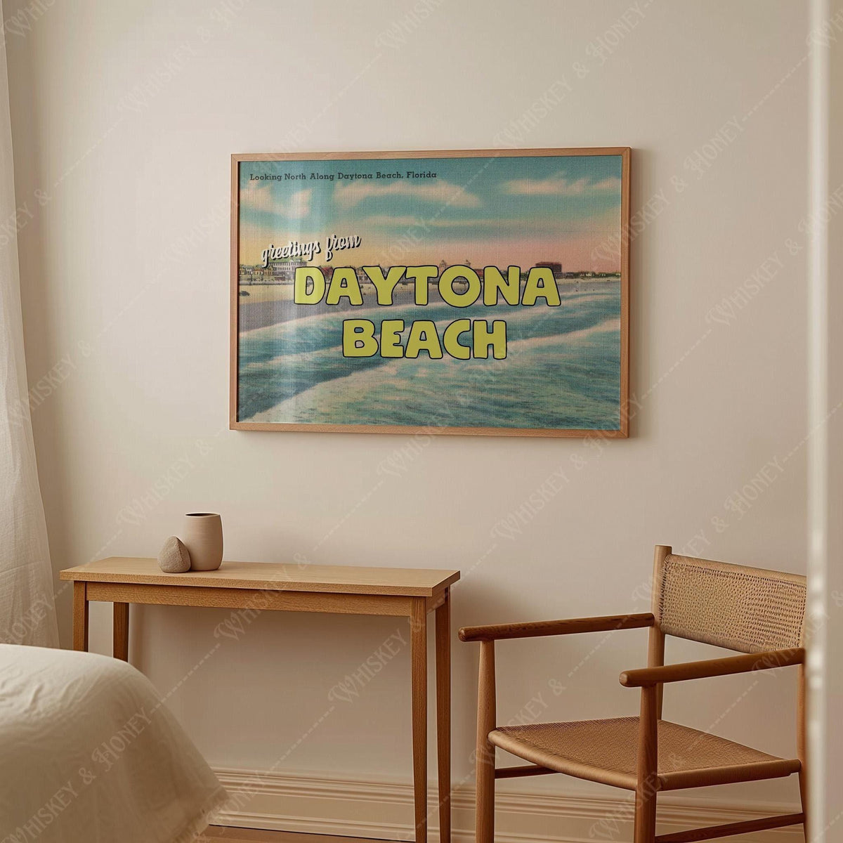 Greetings from Daytona Beach Postcard Art