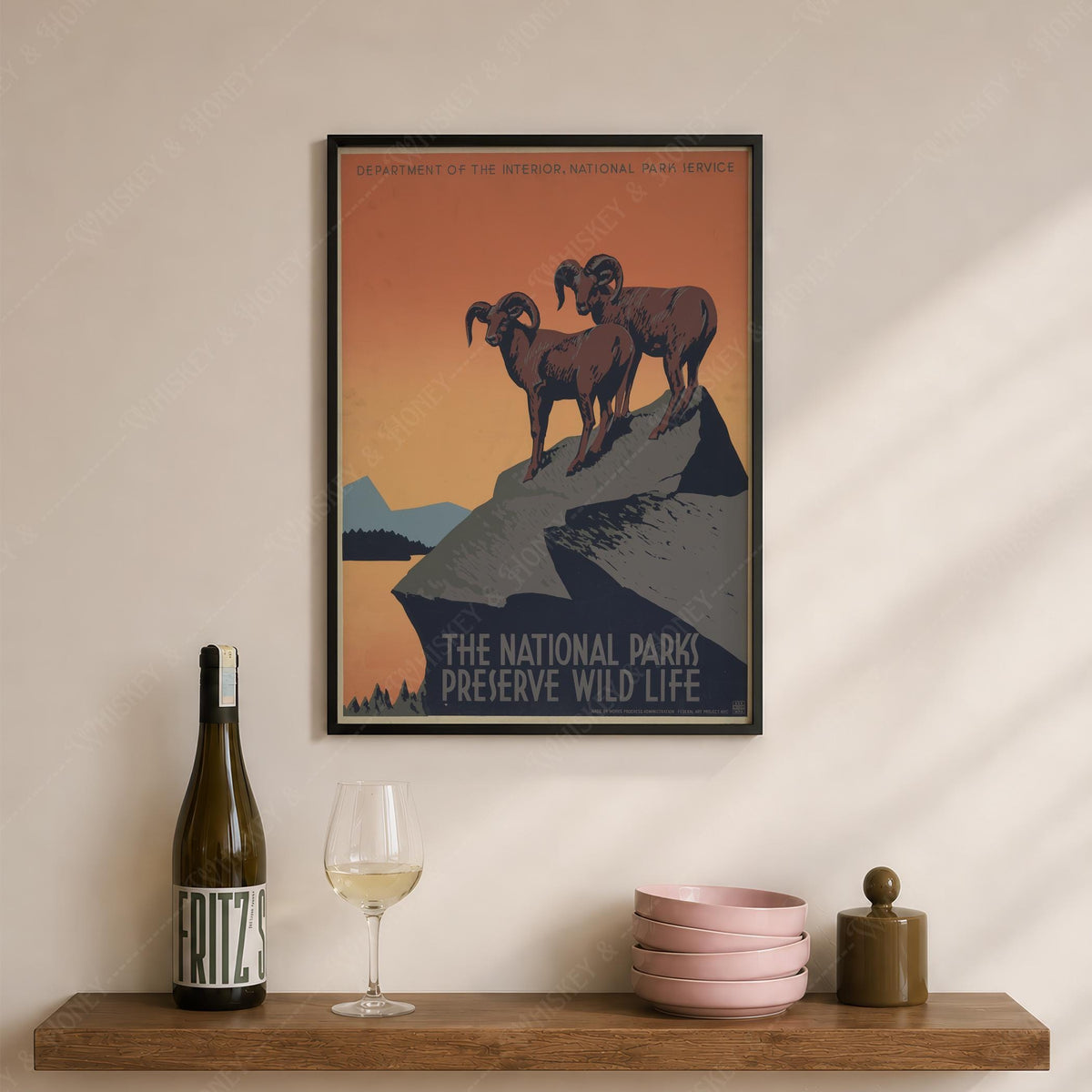 The National Parks Preserve and Wildlife Print