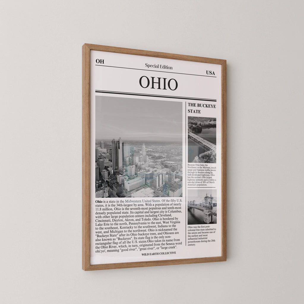 Ohio State Newspaper Print