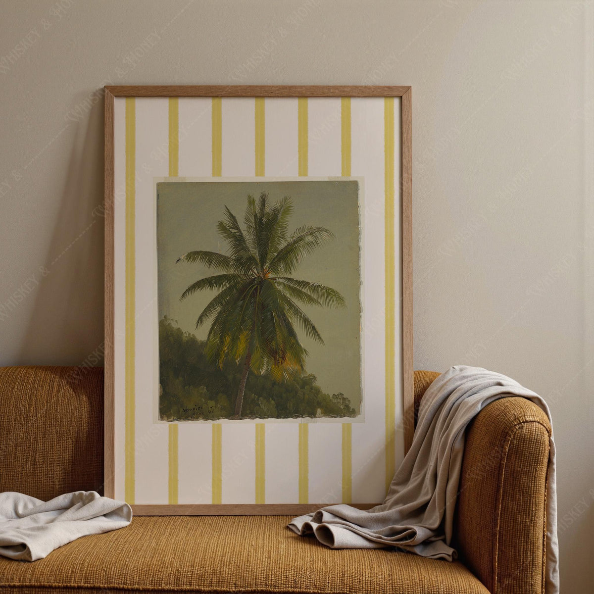 Vintage Palm Tree Print