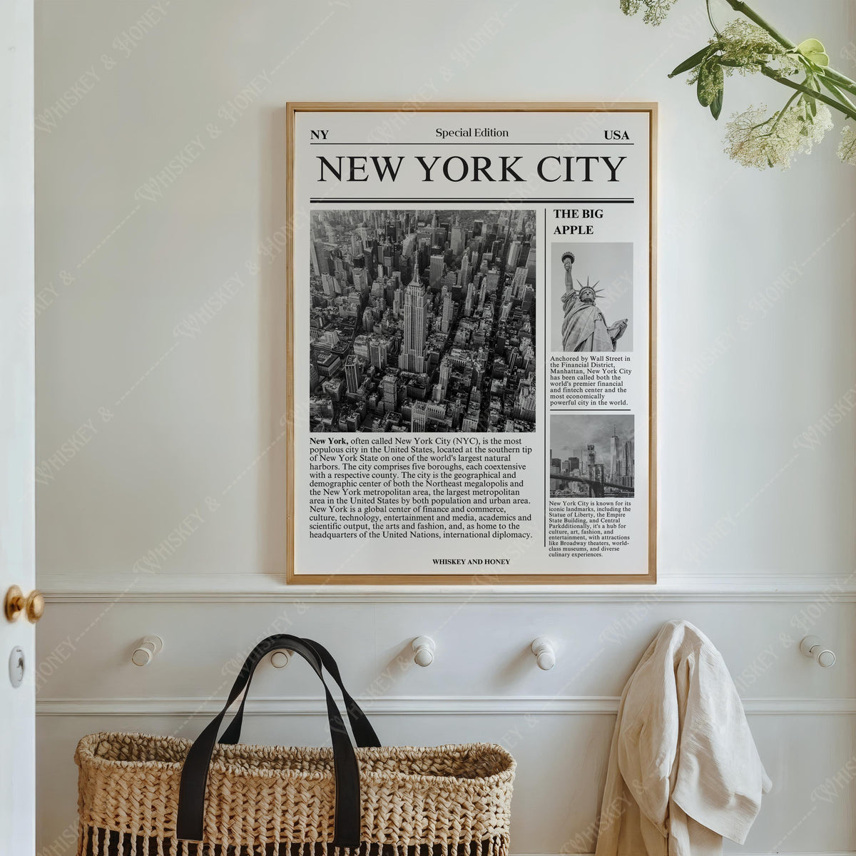New York City Newspaper Print