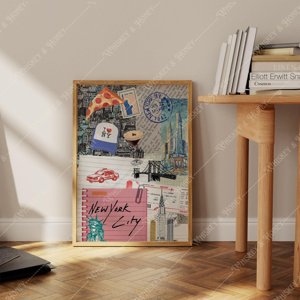New York City Collage Print