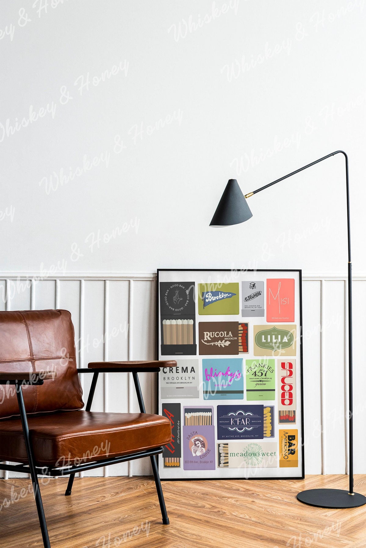 Brooklyn Matchbooks Collage Print