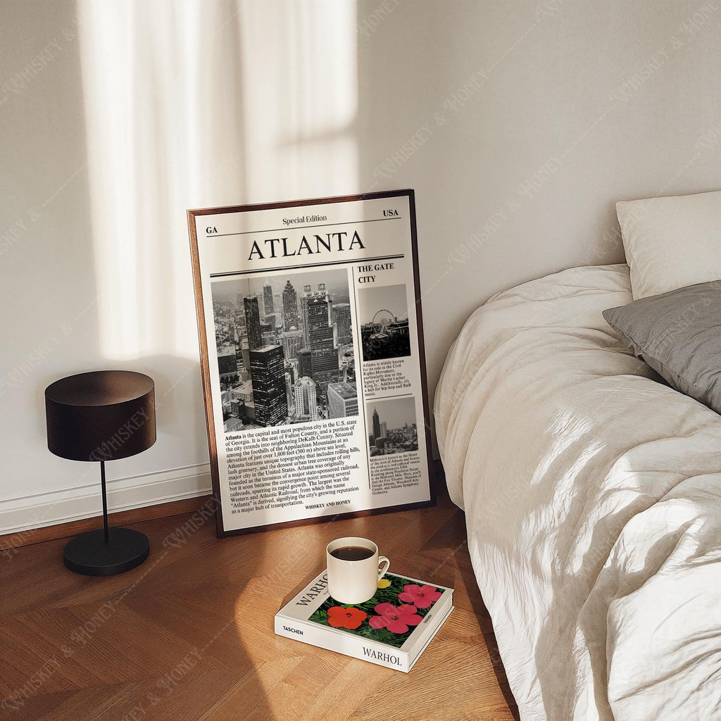 Atlanta Georgia Newspaper Print