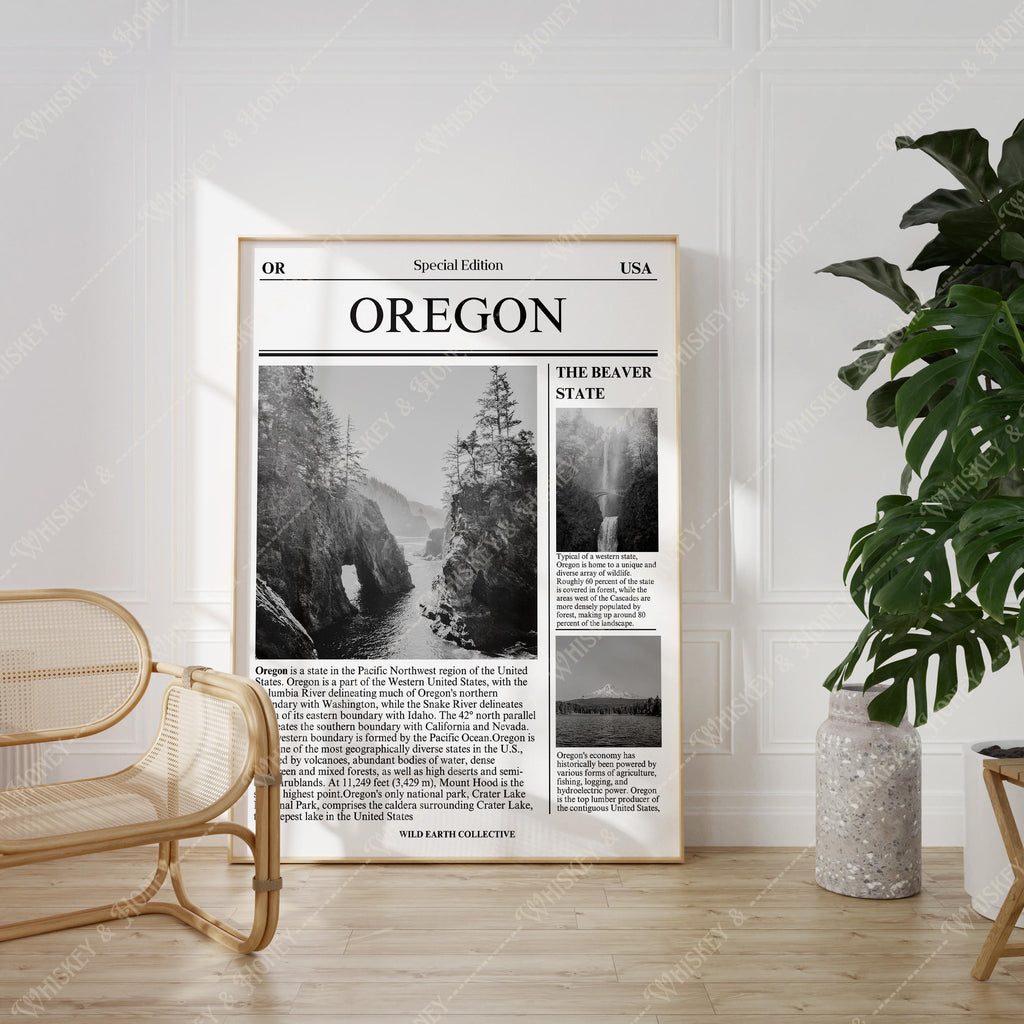 Oregon Newspaper Print