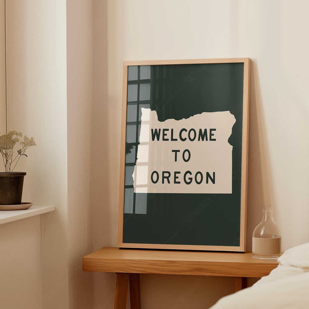 Welcome To Oregon Print