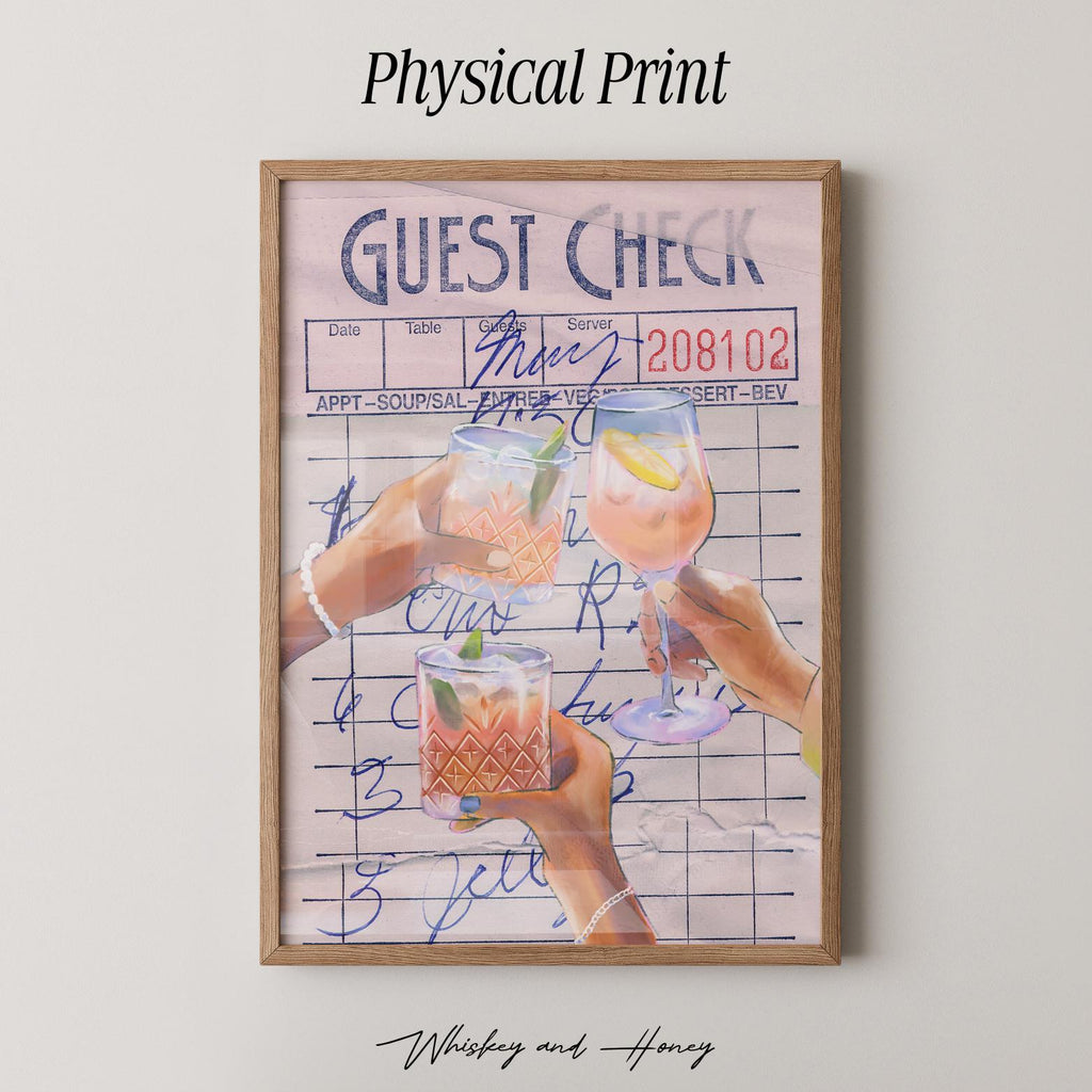 Cheers Guest Check Print