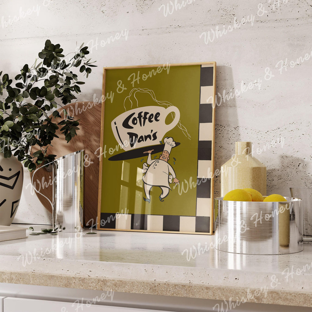 Coffee Dan's Print