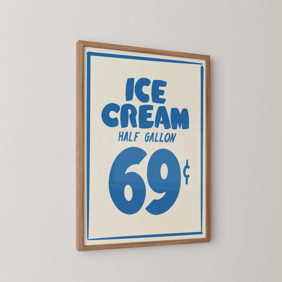 Vintage Ice Cream Print