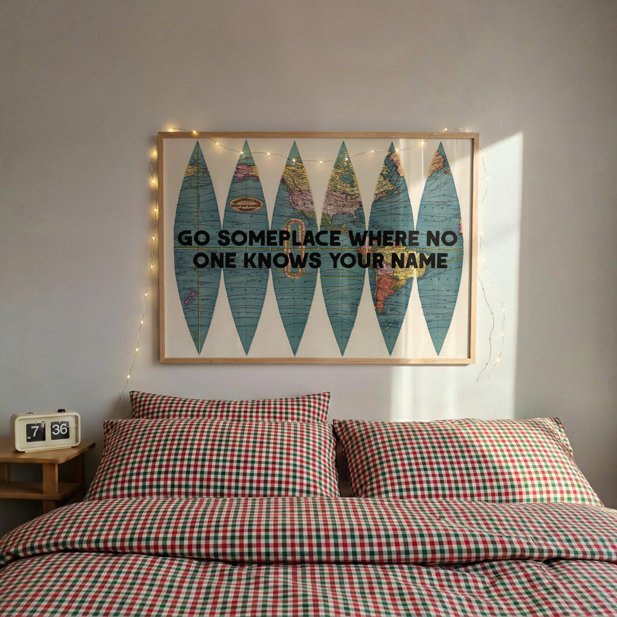 Go Someplace No One Knows Your Name Print