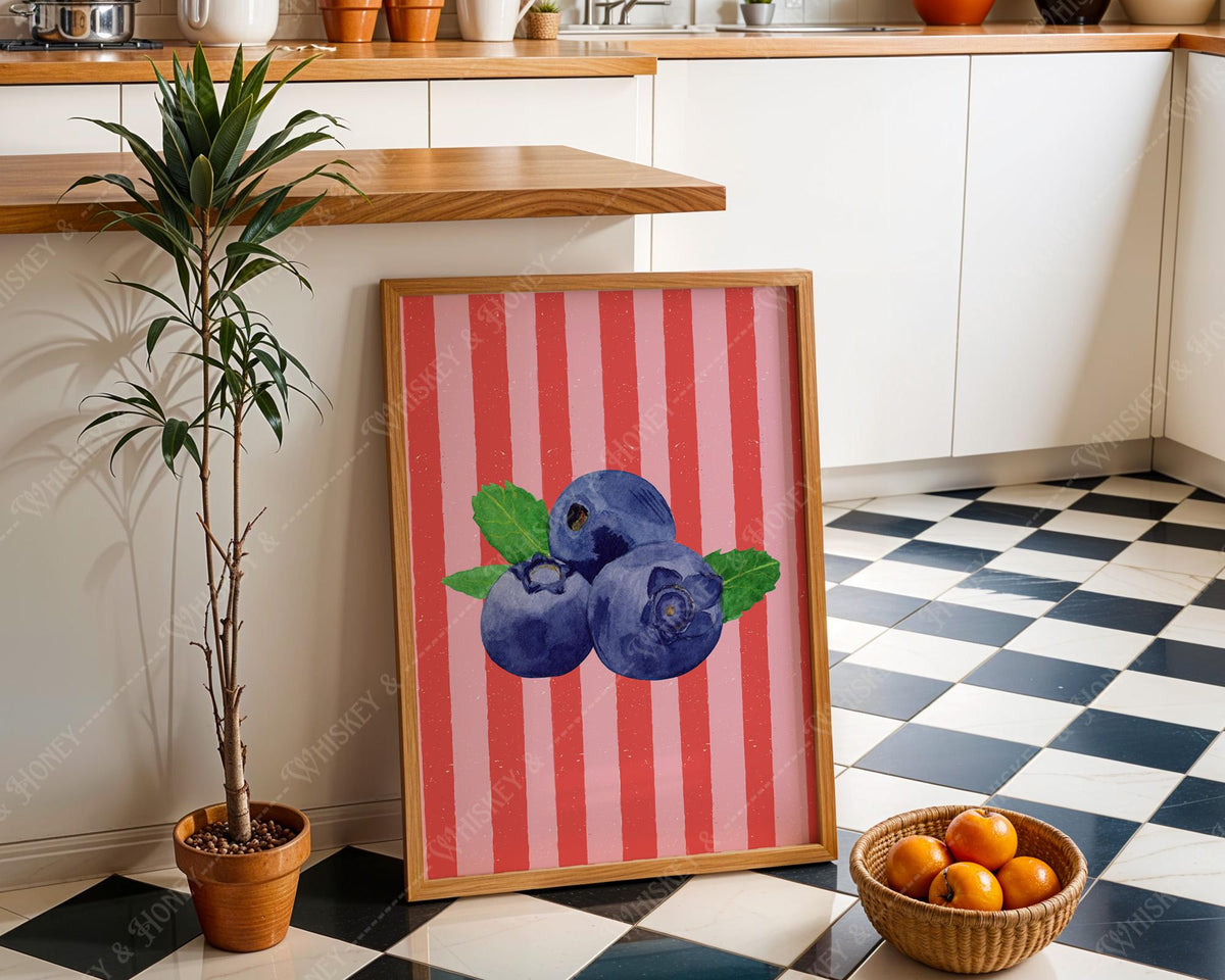 Blueberries Print