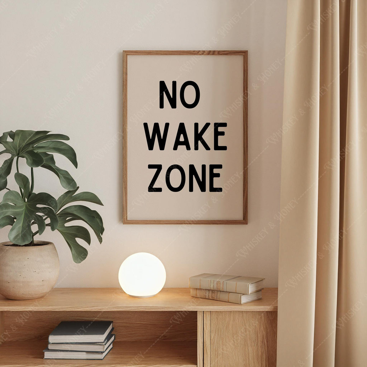 No Wake Zone Print