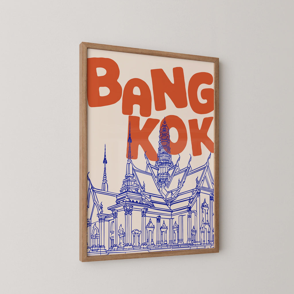 Bangkok Travel Print