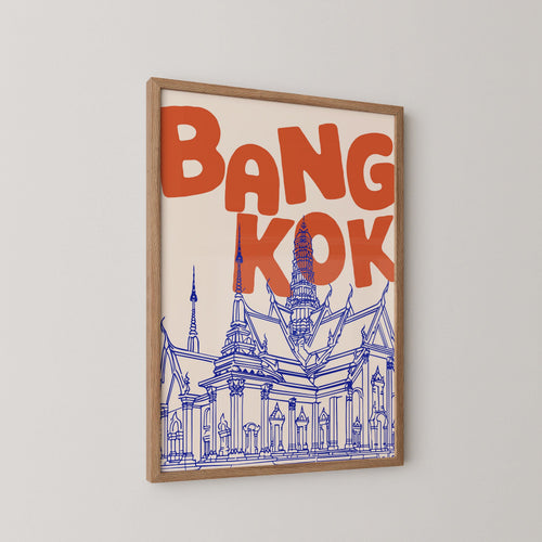 Bangkok Travel Print