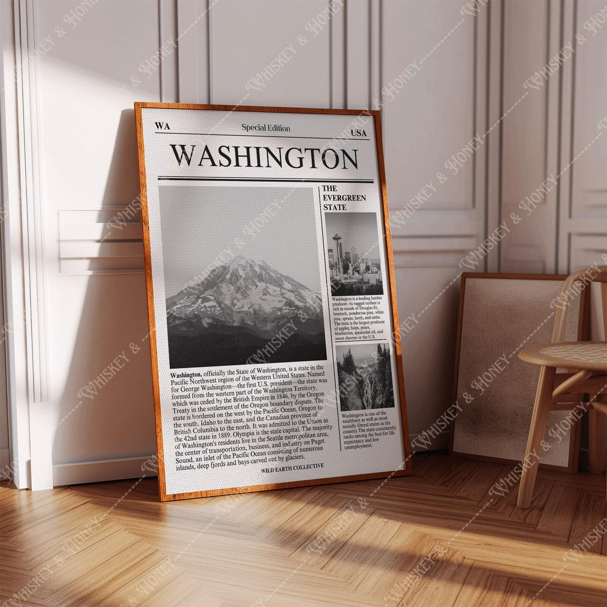 Washington State Newspaper Print