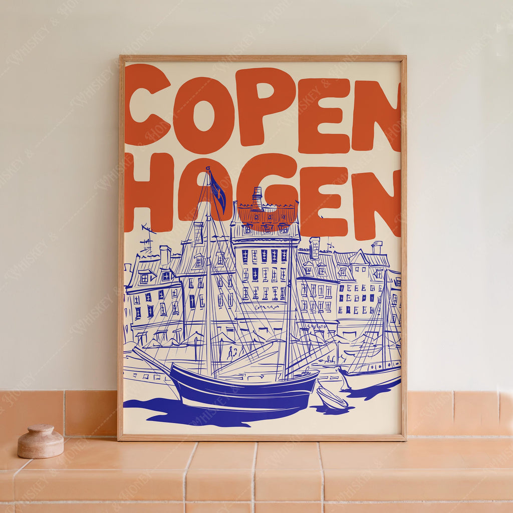 Copenhagen Travel Print