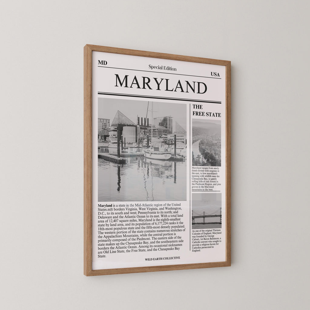 Maryland Newspaper Print