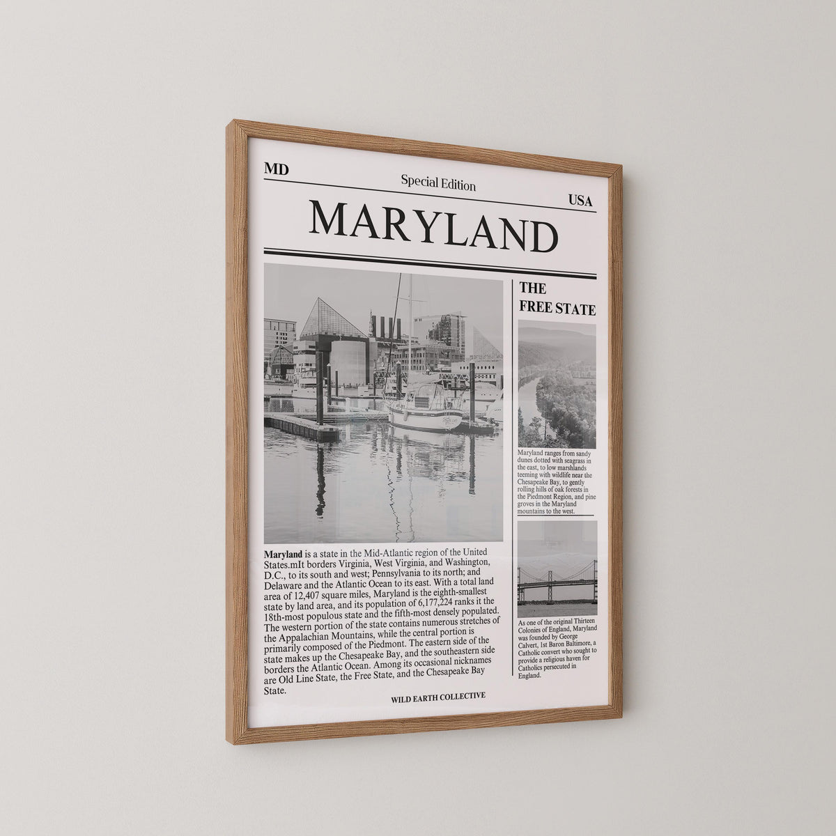 Maryland Newspaper Print