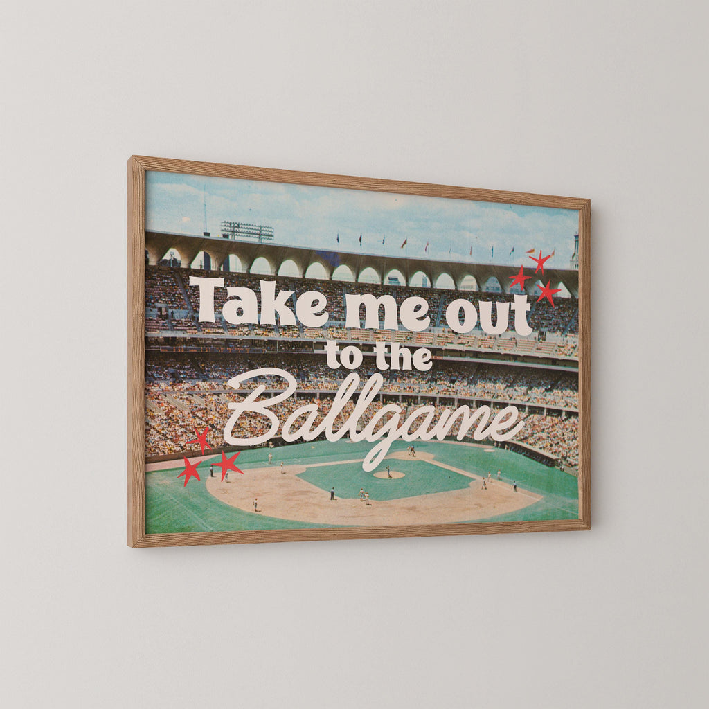 Take Me Out To The Ballgame Print