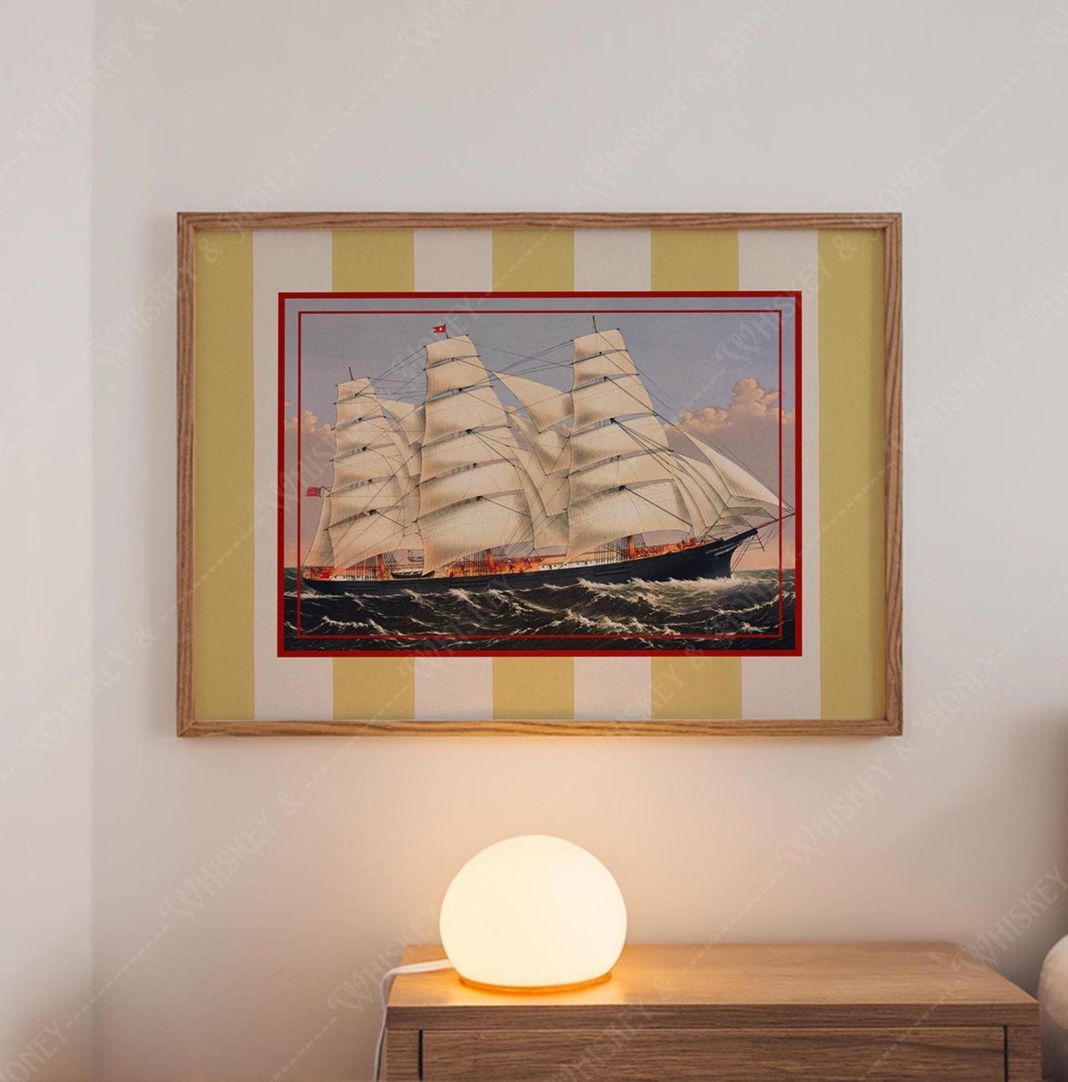 Vintage Ship Print