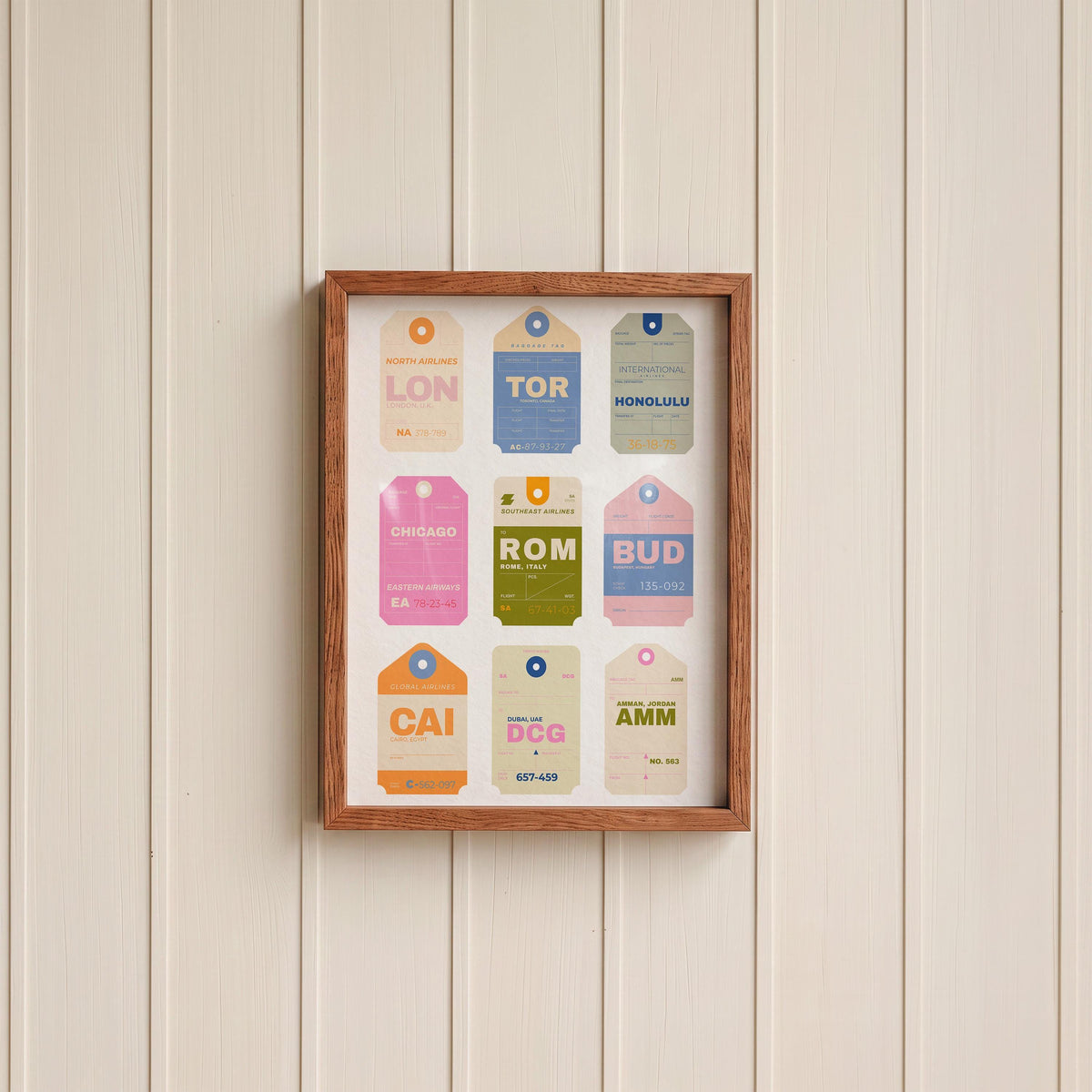 Travel Tags Print