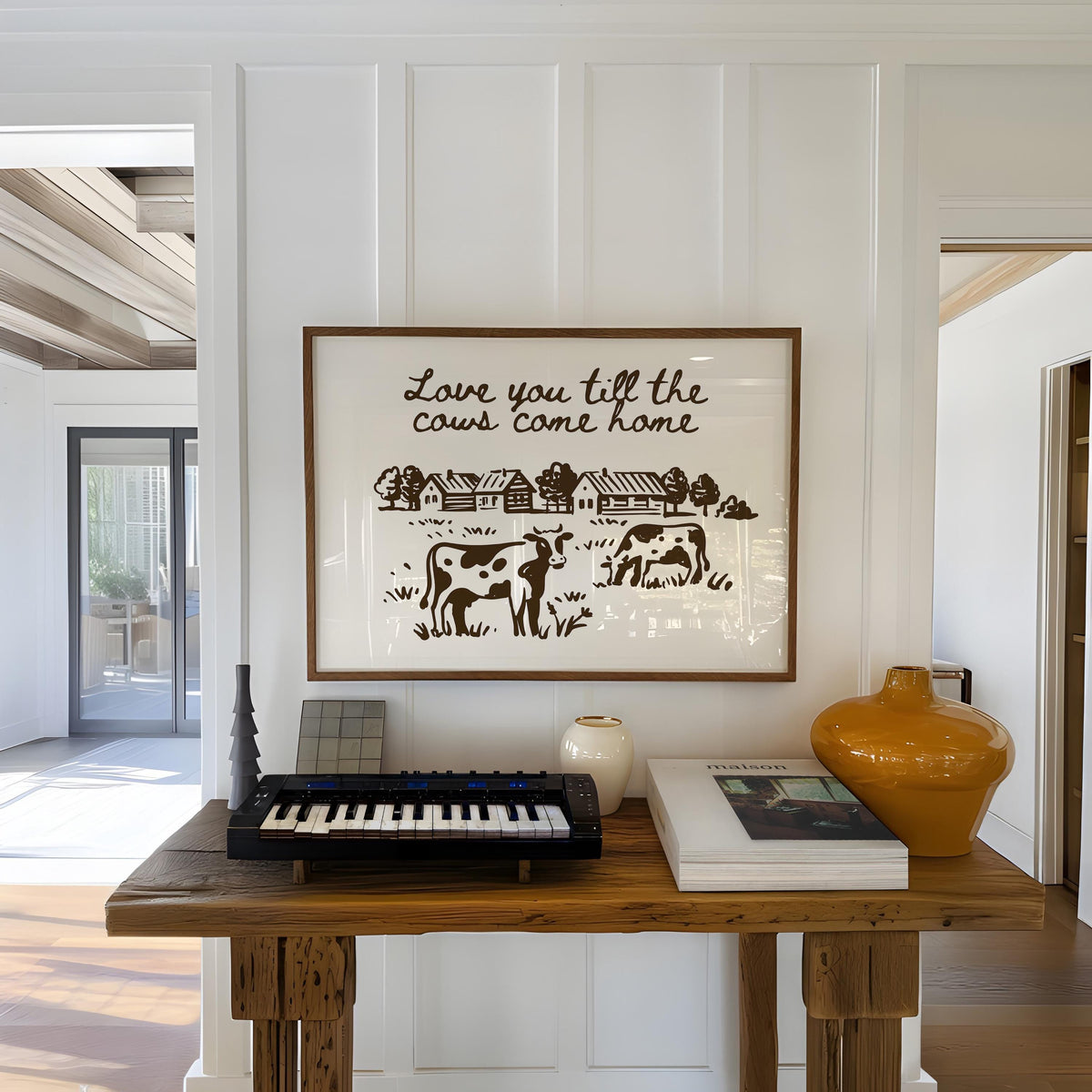 Love You Till The Cows Come Home Print