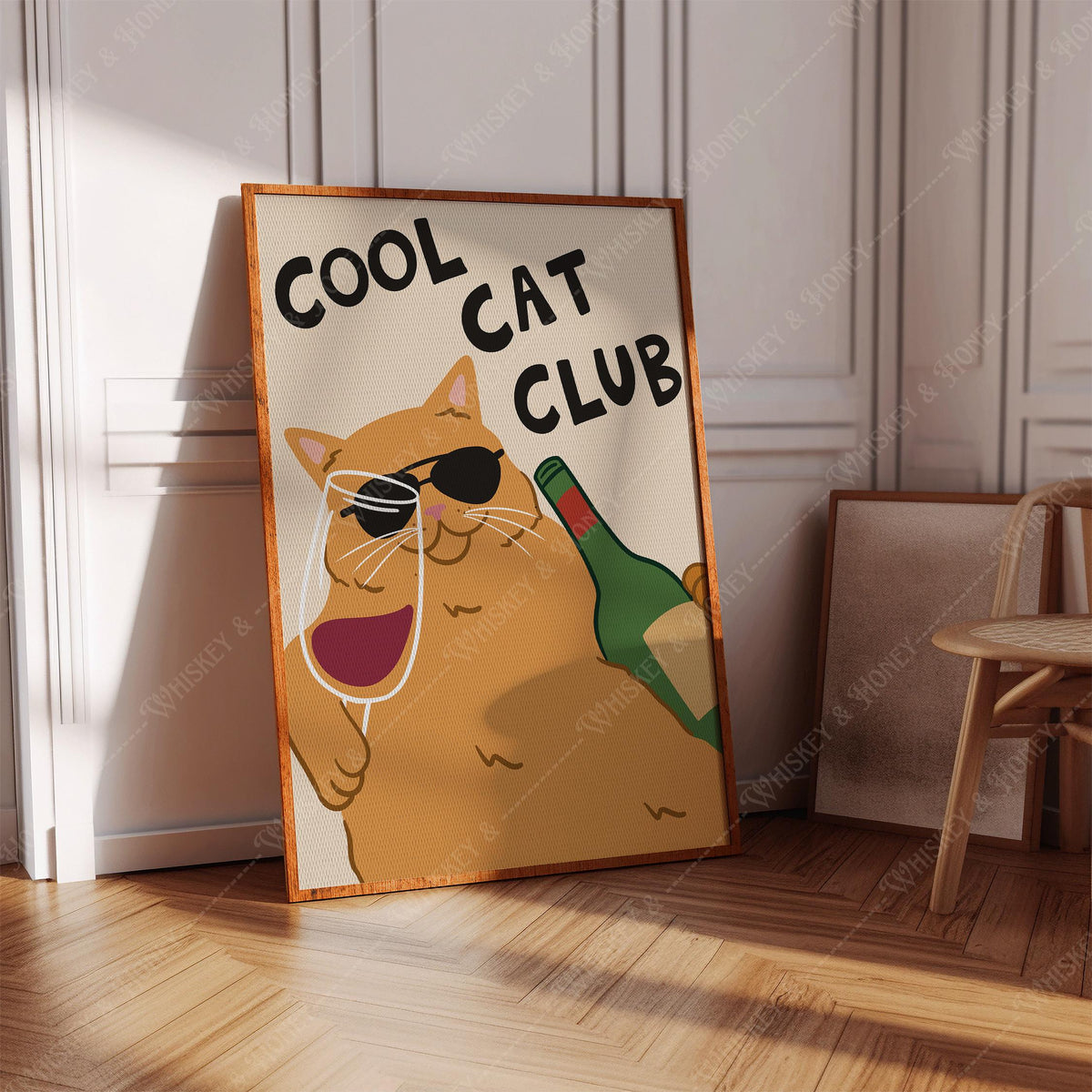 Cool Cat Club Print
