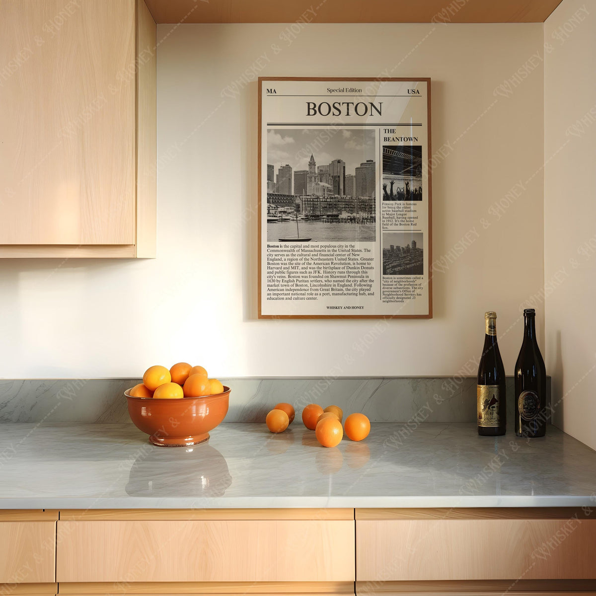 Boston Newspaper Print