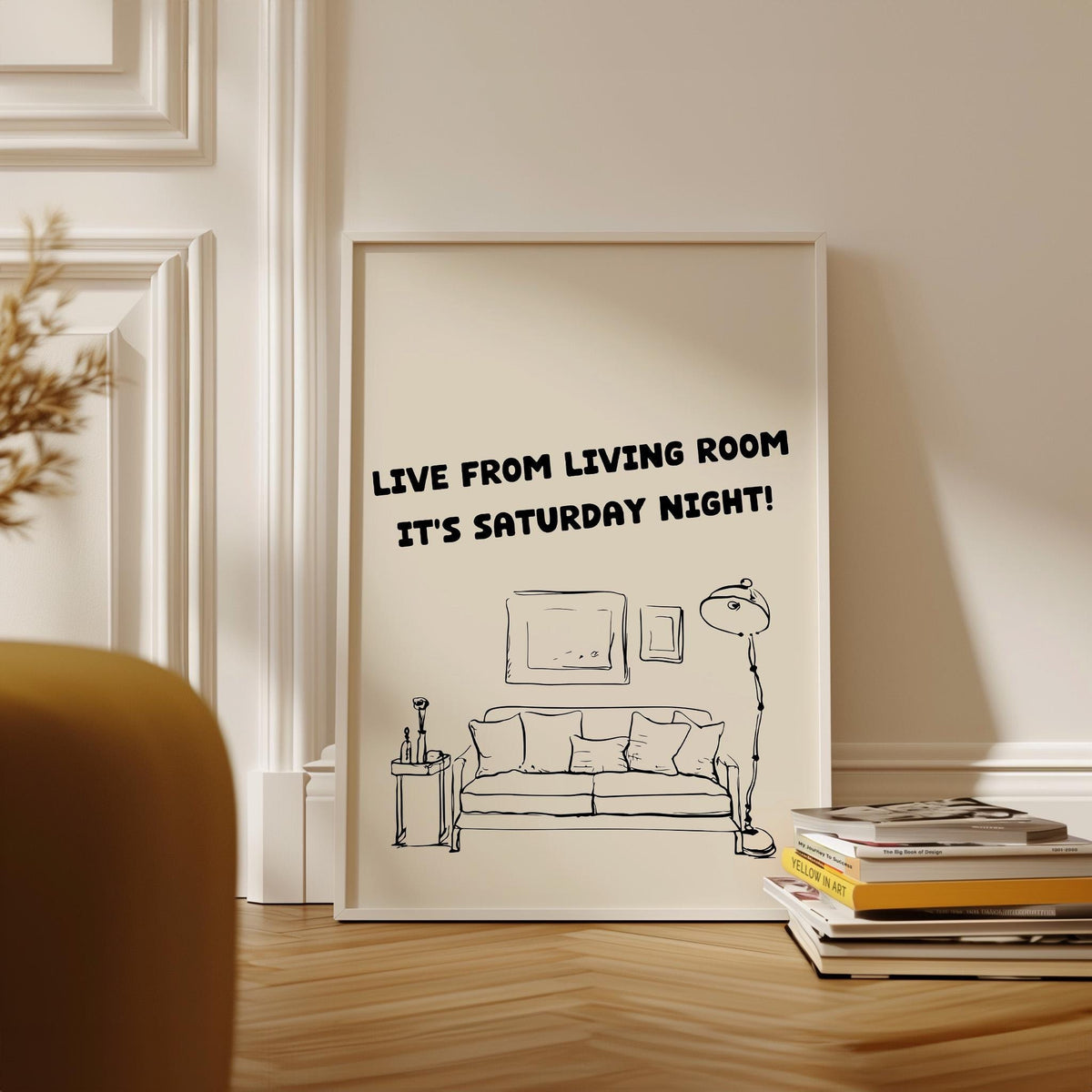 Saturday Night Living Room Print