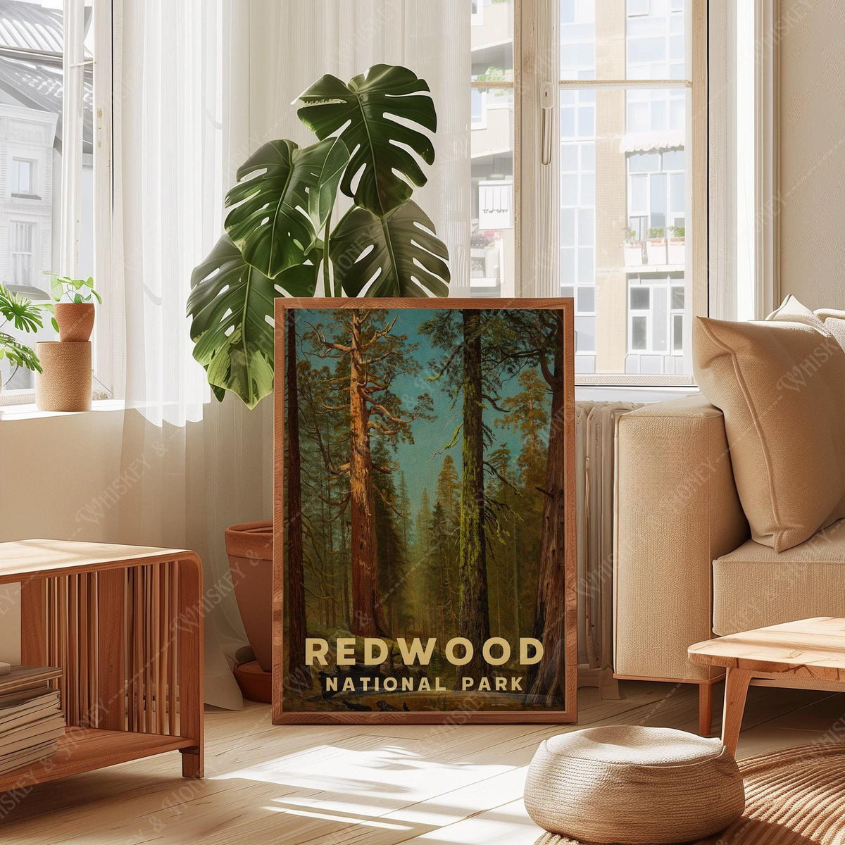 Vintage Redwood National Park Print