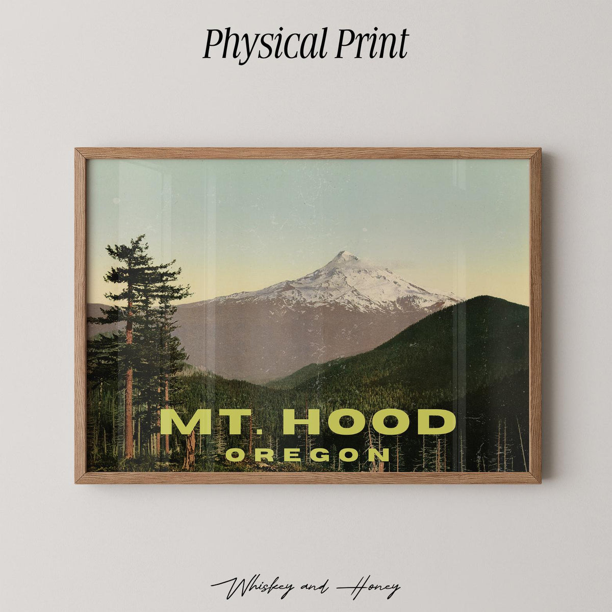 Vintage Mount Hood Oregon Print