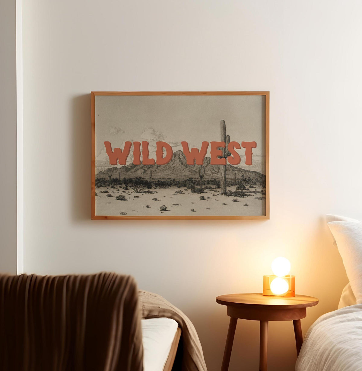 Vintage Wild West Print