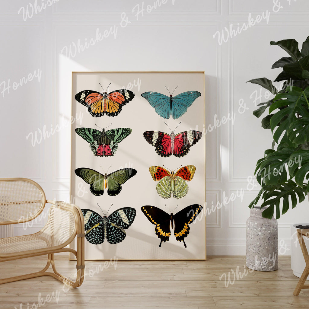 Vintage Butterfly Print