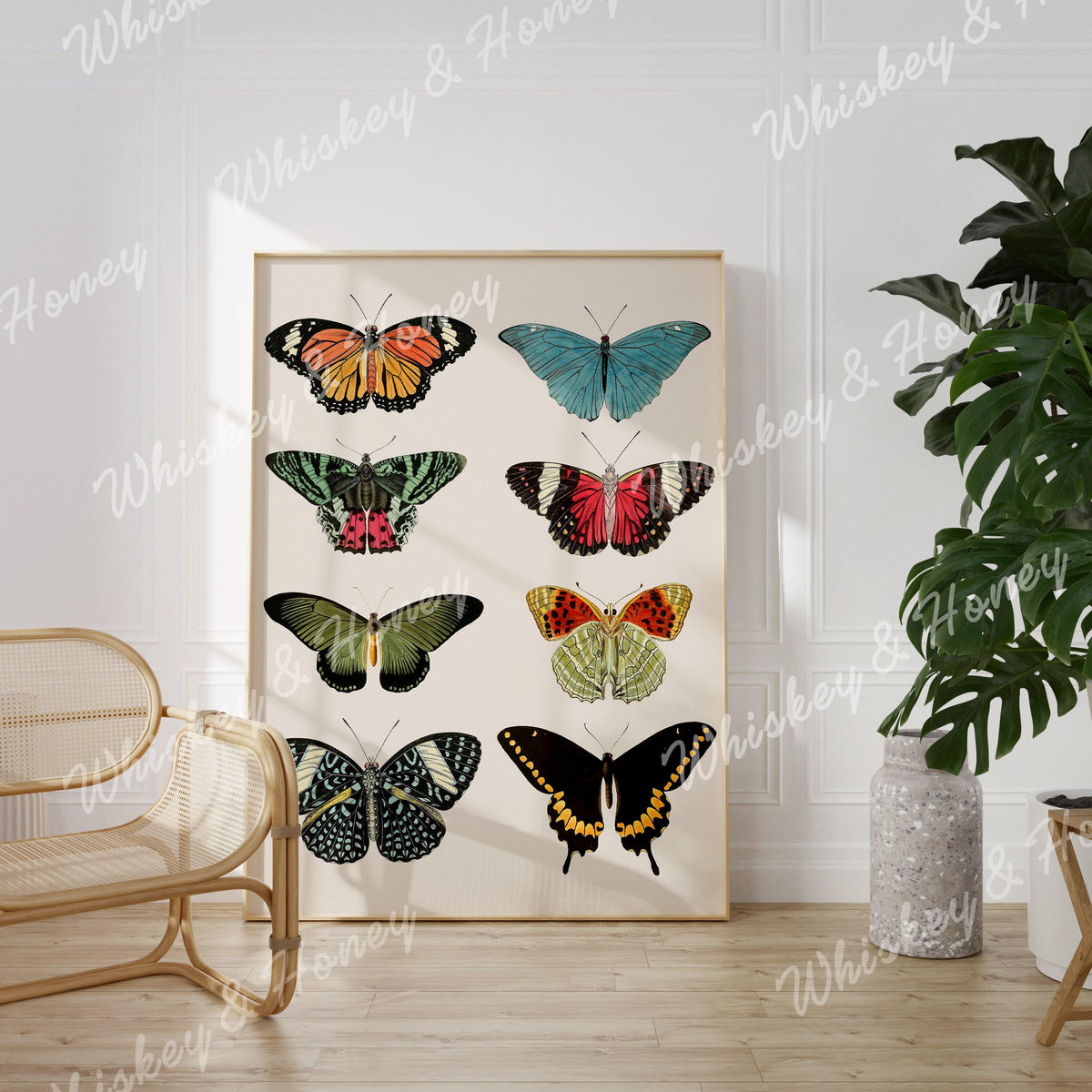 Vintage Butterfly Print