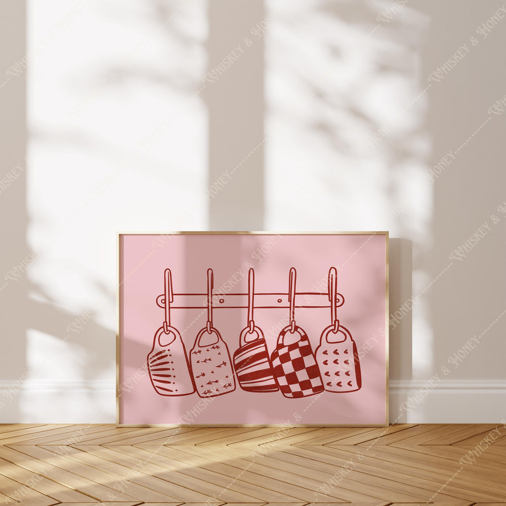 Coffee Mugs Art Print