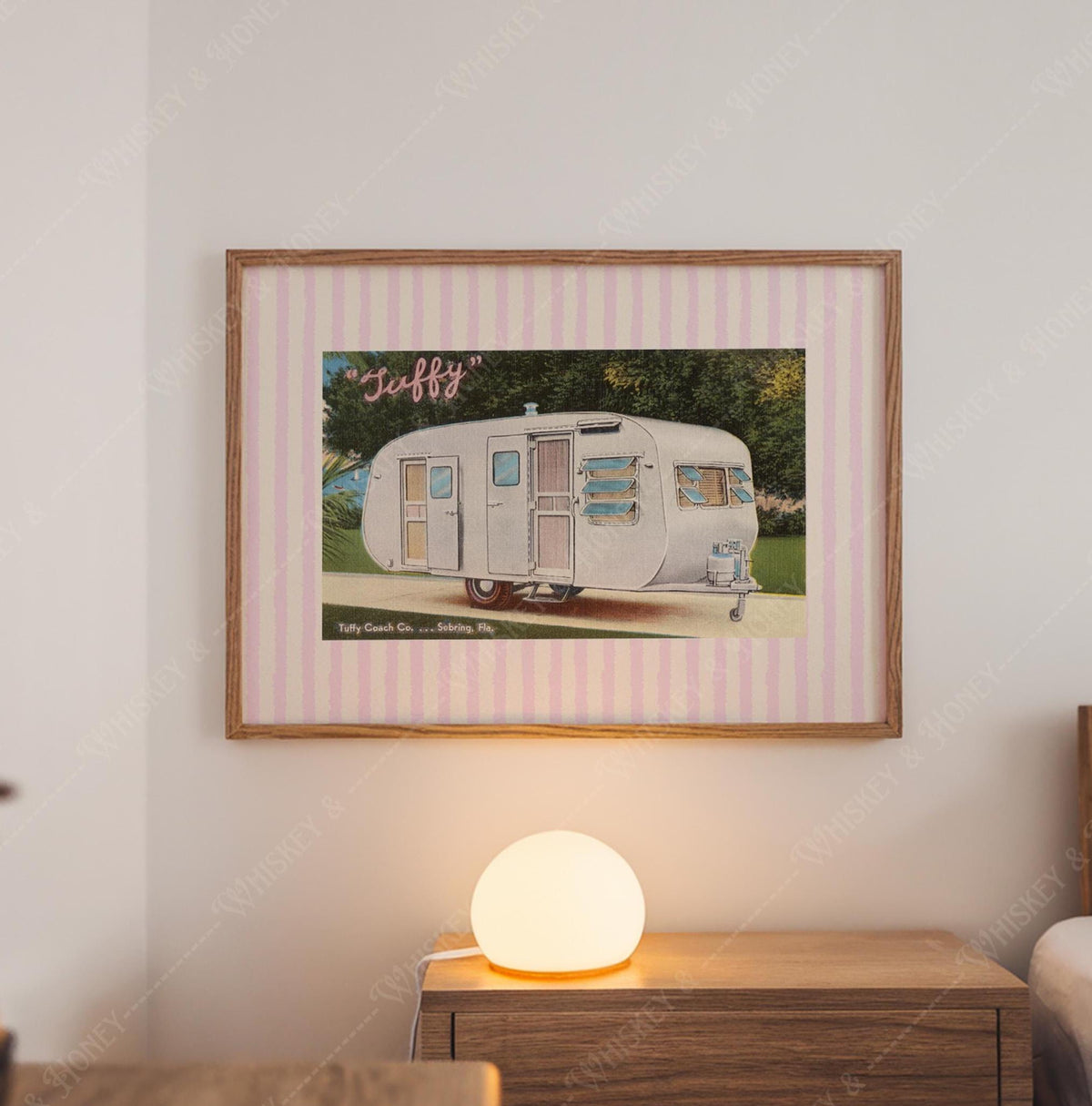 Retro Camper Art Print